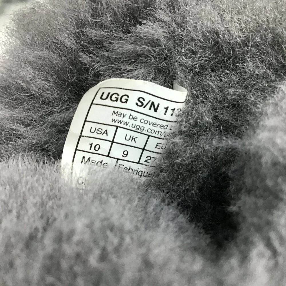 UGG Boots‎ Kids Size 10 Gray and Metallic